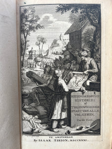 India Sri Lanka - Hedendaagsche Historie Of Tegenwoordige Staat van alle Volkeren Derde Deel - Isaäk Tirion - 1731