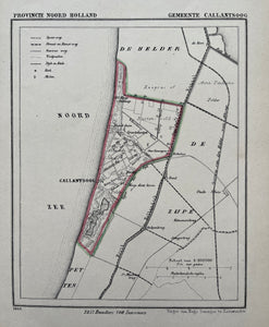 CALLANTSOOG - Kuijper / Suringar - 1868