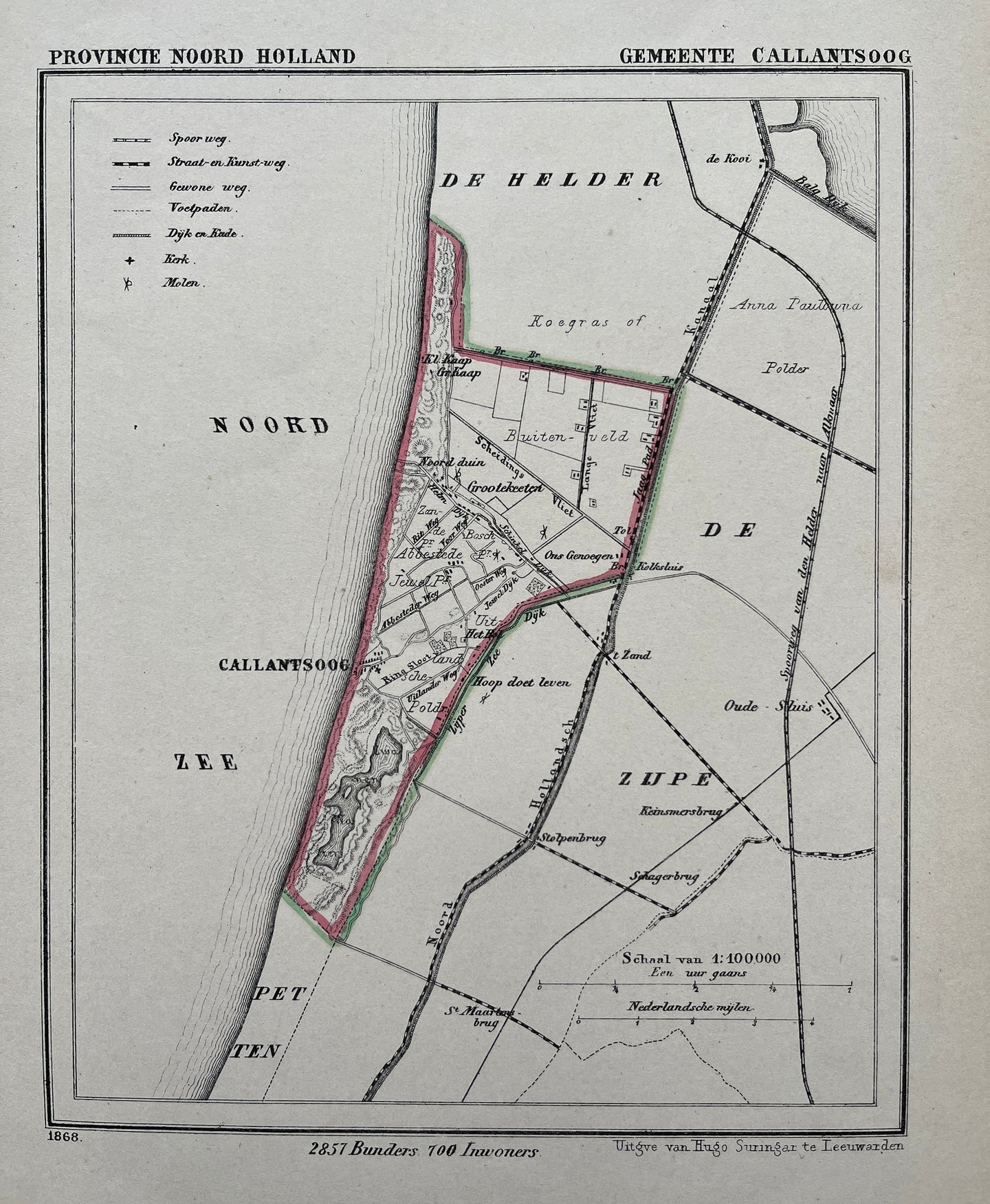 CALLANTSOOG - Kuijper / Suringar - 1868