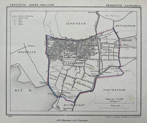 LANDSMEER - J Kuijper / H Suringar - 1865