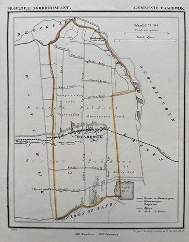 BAARDWIJK - J Kuijper / H Suringar - 1866