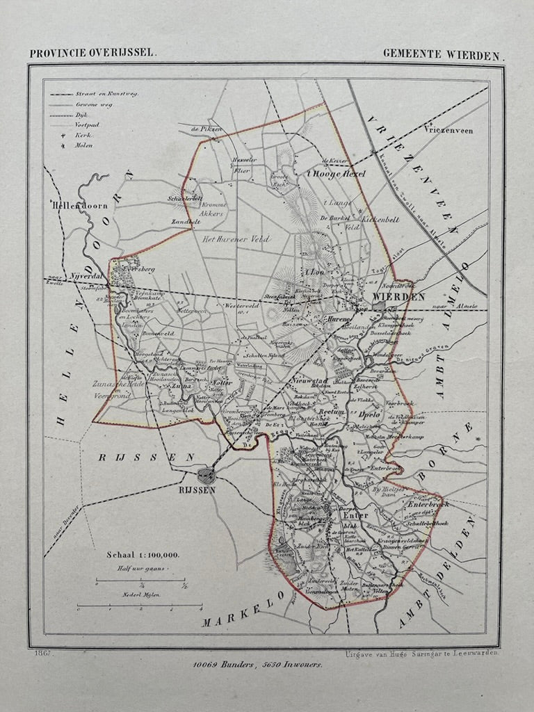 Wierden - Kuijper / Suringar - 1867