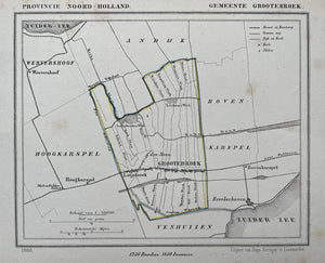 GROOTEBROEK - Kuijper/Suringar - 1866