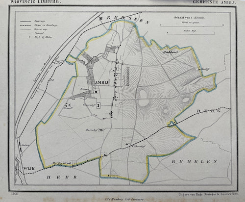 MAASTRICHT: Amby - Kuijper / Suringar - 1866