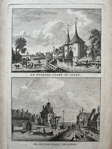 SNEEK: Noorderpoort en Oosterpoort - KF Bendorp - 1793
