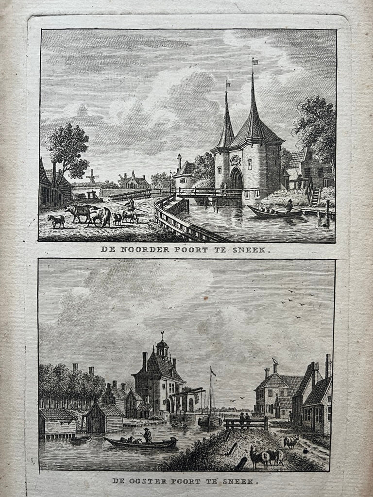 SNEEK: Noorderpoort en Oosterpoort - KF Bendorp - 1793