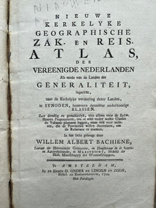 Atlas Nederland - W.A. Bachiene - 1794