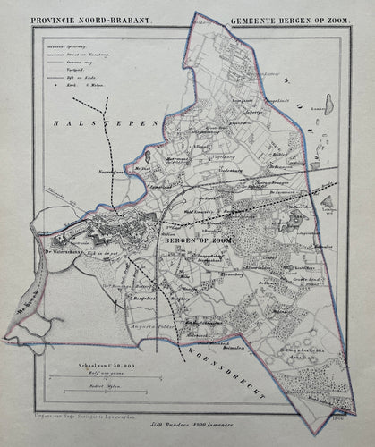 Bergen op Zoom - J Kuijper / H Suringar - 1866