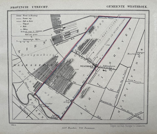 WESTBROEK - Kuijper/Suringar - 1865