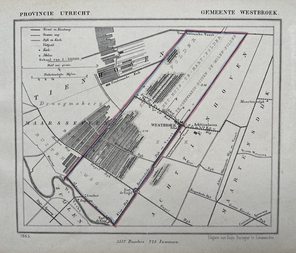 WESTBROEK - Kuijper/Suringar - 1865