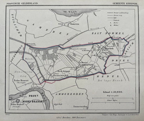 KERKWIJK - Kuijper / Suringar - 1868