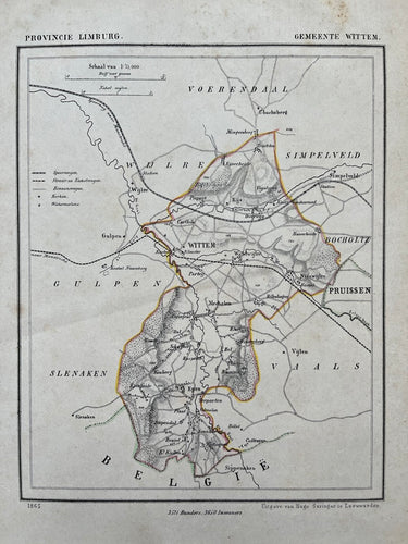 WITTEM - Kuijper / Suringar - 1865
