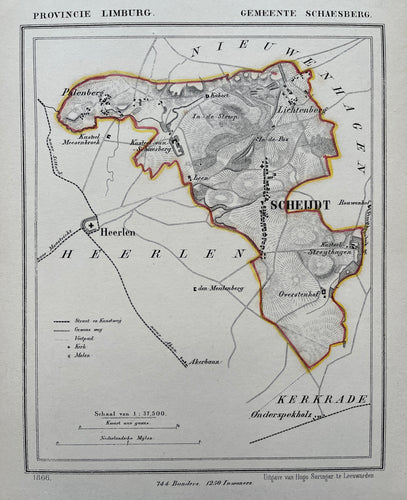 SCHAESBERG - Kuijper / Suringar - 1866
