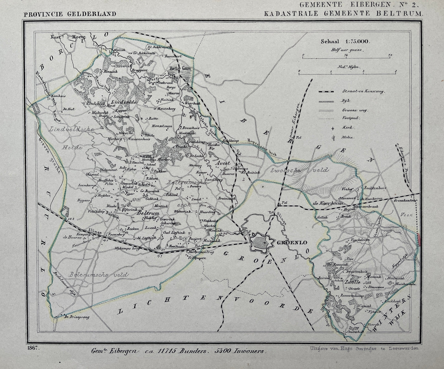 BELTRUM - Kuijper / Suringar - 1867