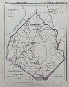 RAUWERDERHEM - Kuijper/Suringar - 1865