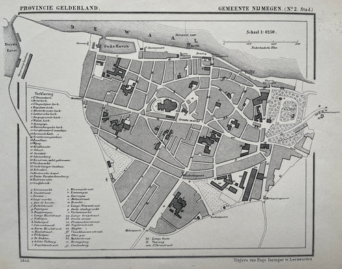 NIJMEGEN Stad - Kuijper / Suringar - 1868