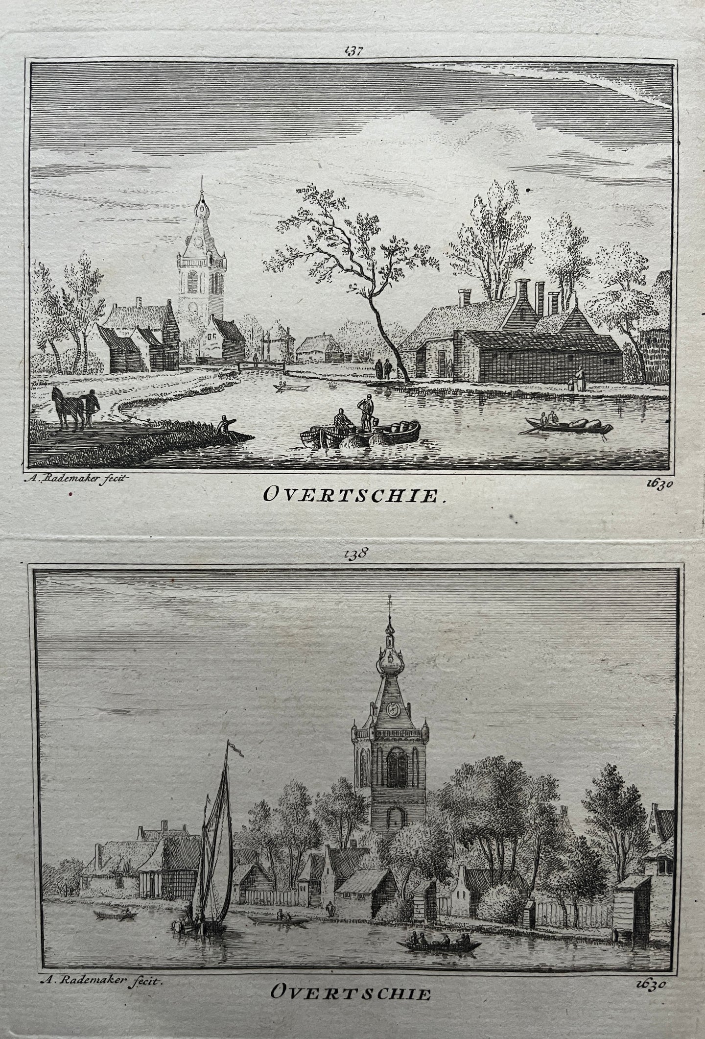 Overschie - Rotterdam - A Rademaker / JA Crajenschot - 1792