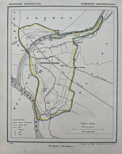 WESTERVOORT - J Kuijper / H Suringar - 1865