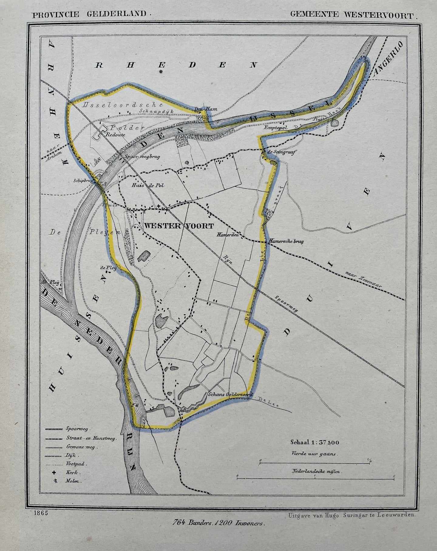 WESTERVOORT - J Kuijper / H Suringar - 1865