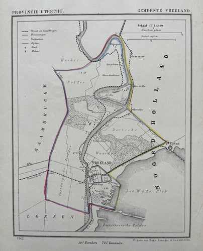 VREELAND - Kuijper / Suringar - 1865