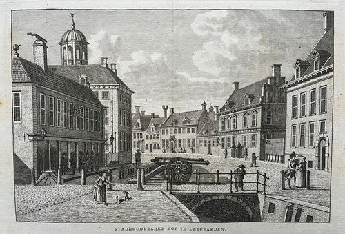 LEEUWARDEN: Stadhouderlijke hof - KF Bendorp - 1793