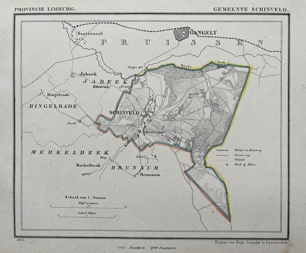 SCHINVELD - Kuijper / Suringar - 1866