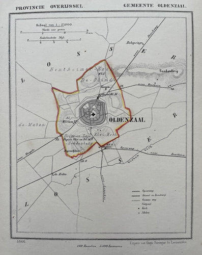 OLDENZAAL Gemeente - Kuijper/Suringar - 1866
