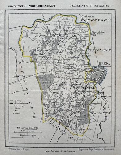 PRINCENHAGE Breda - J Kuijper / H Suringar - ca. 1867
