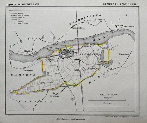 ZALTBOMMEL - J Kuijper / H Suringar - 1866