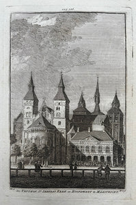 MAASTRICHT Vrijthof en Sint Servaaskerk - H Spilman - ca. 1750