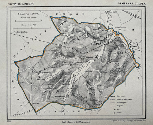 GULPEN - Kuijper / Suringar - 1866