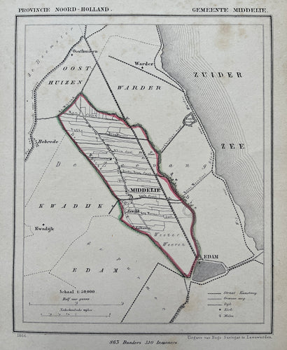 MIDDELIE - Kuijper / Suringar - 1867