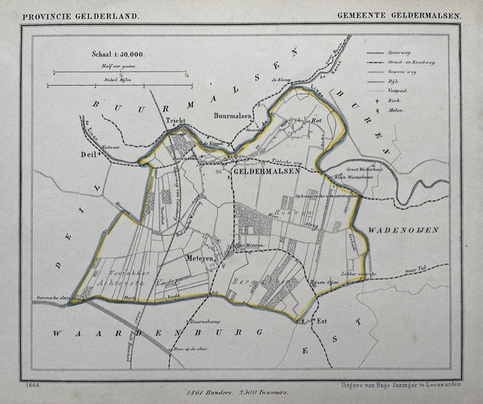 GELDERMALSEN - J Kuijper / H Suringar - 1868