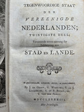 Afbeelding in Gallery-weergave laden, Groningen en Ommelanden - Tegenwoordige Staat der Vereenigde Nederlanden Stad en Lande 2 delen - J de Groot G Warnars en anderen - 1793 - bijzonder fraaie uitgave