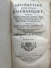 Load image in Gallery view, Amersfoort - Beschrijving van de stad Amersfoort in 2 delen - Abraham van Bemmel - 1760