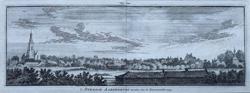 Aardenburg Profielgezicht - H Spilman - ca. 1750