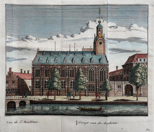 Leiden Academiegebouw - A Rademaker / L Schenk - 1732
