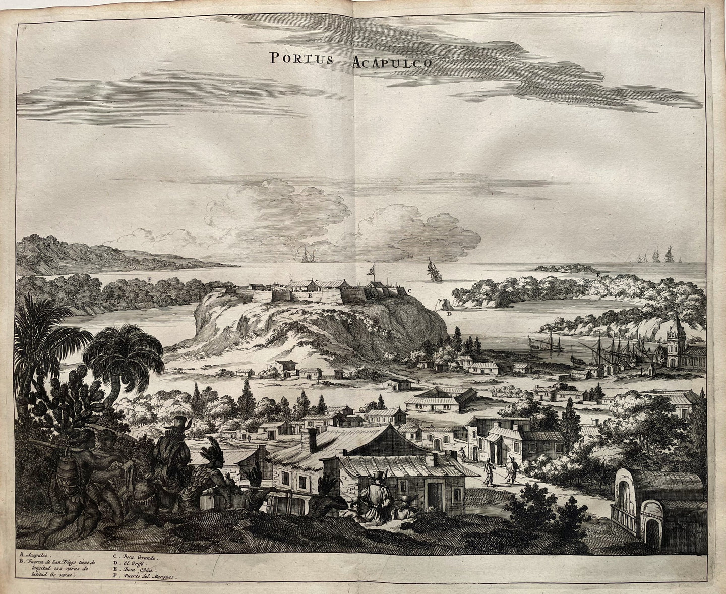 Mexico Acapulco - A Montanus - 1671