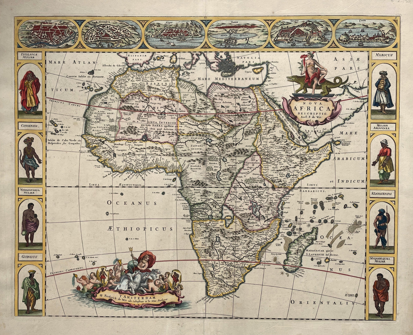 Afrika Africa - F de Wit - ca 1670