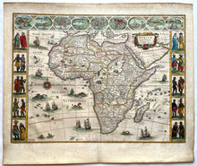 Load image in Gallery view, Afrika Africa - Joan Blaeu - 1643