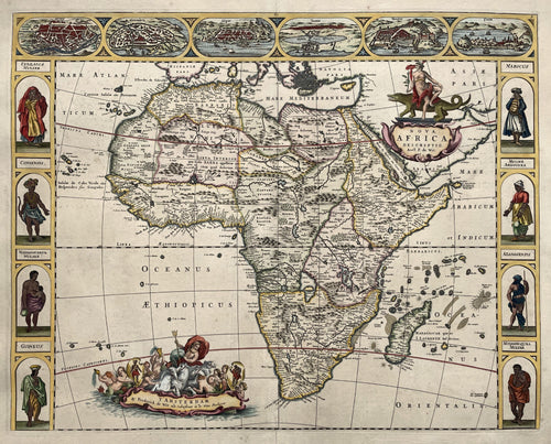 Afrika Africa - F de Wit - ca 1670