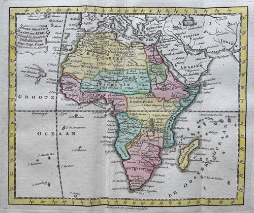 Afrika Africa - Elwe & Langeveld - 1786