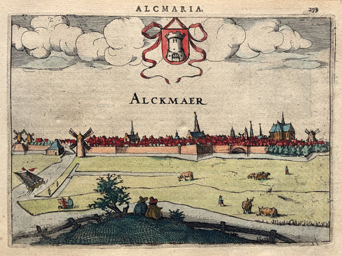 Alkmaar - J Jansz / L Guicciardini - 1616