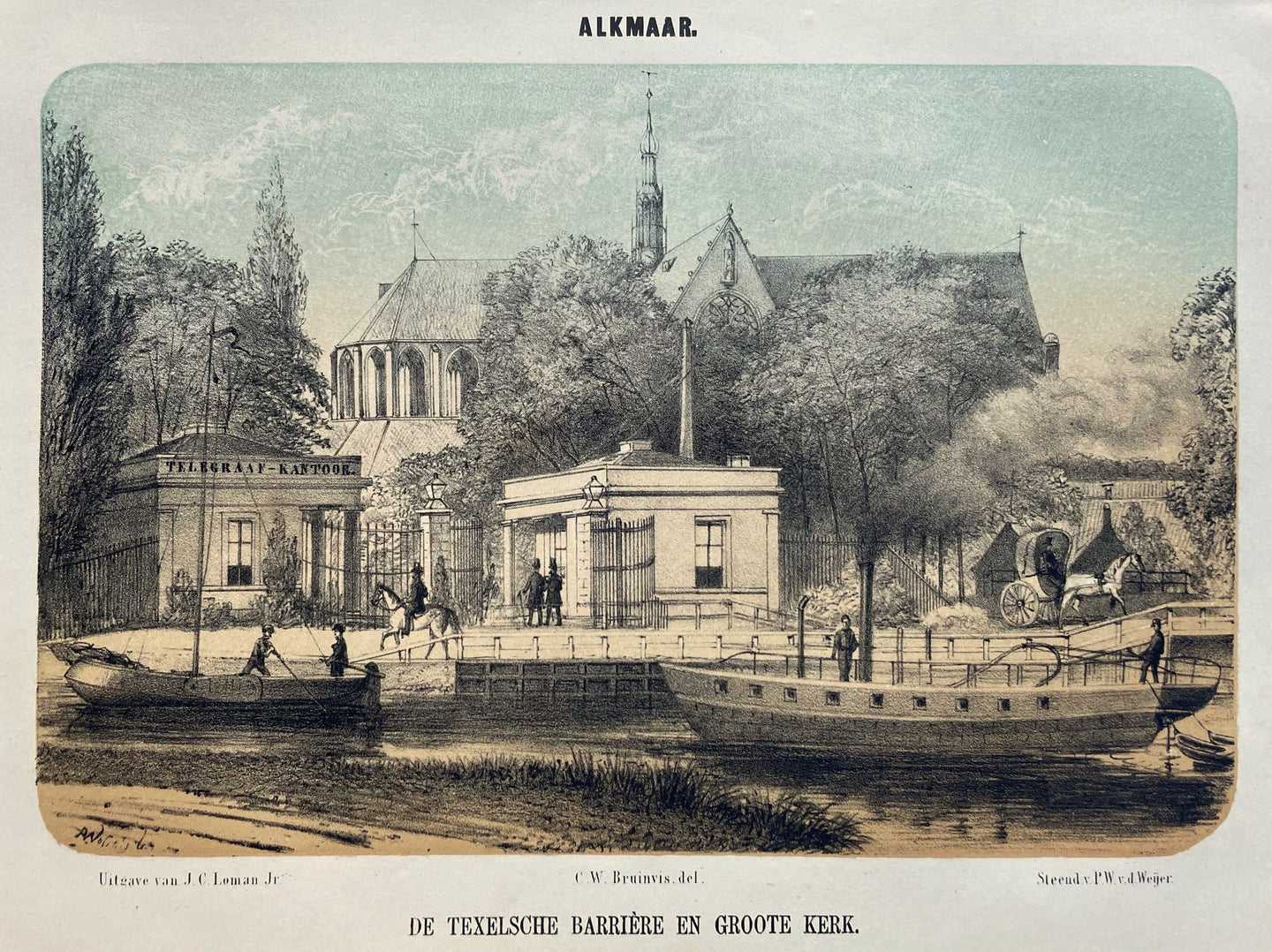 Alkmaar - PW van de Weijer / JC Loman jr - 1857