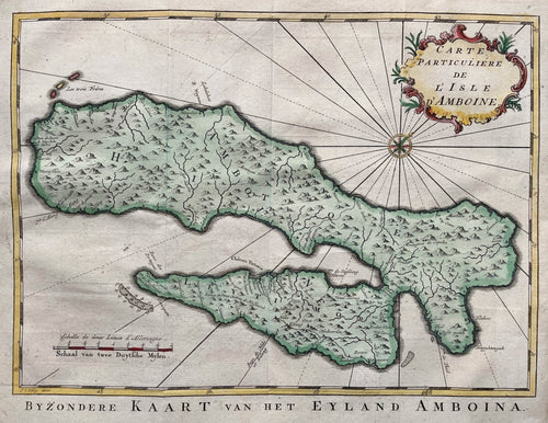 Indonesië Molukken Ambon Island Indonesia - J van der Schley / P de Hondt - 1763
