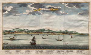 Indonesië Molukken Ambon City Indonesia - J van der Schley / P de Hondt - 1763
