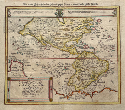 Amerika Noord- en Zuid-Amerika Americas North and South America - S Münster - 1598