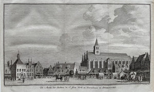 Amersfoort De Hof Stadhuis Sint-Joriskerk - H Spilman / C Pronk - circa 1757