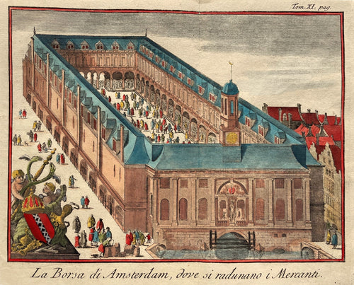 Amsterdam Beurs - G Albrizzi - circa 1750