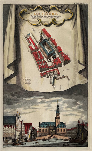 Amsterdam Beurs - I Tirion / J Wagenaar - 1765